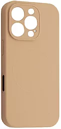 {"ru": "Чехол", "uk": "Чохол"} Silicone Case Full Camera Fine Ring MagSafe для Apple iPhone 16 Pro Max  Desert Gold