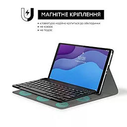 Чехол для планшета AIRON Premium Lenovo Tab M10 HD (2nd Gen) TB-X306F + клавиатура + защитная плёнка Чёрный (4822352781053) - миниатюра 4