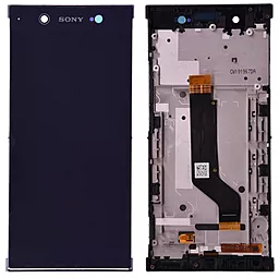 Дисплей Sony Xperia XA1 Ultra с тачскрином и рамкой Black - фото Дисплей Sony Xperia XA1 Ultra с тачскрином и рамкой Black