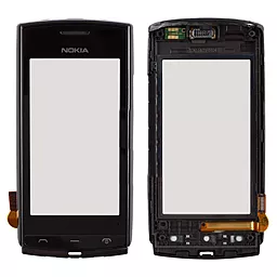 Сенсор (тачскрін) Nokia 500 with frame Black