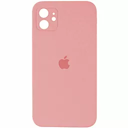 Чохол Silicone Case Full Camera для Apple IPhone 12  Pink