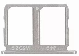Слот (лоток) SIM-карти Samsung Galaxy S6 G920 Dual SIM White