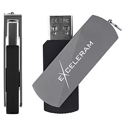 Флешка Exceleram 8GB P2 Series USB 2.0 (EXP2U2GB08) Gray - миниатюра 5