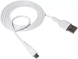Кабель USB XO NB212 micro USB Cable White - миниатюра 2