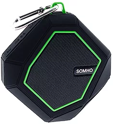 Колонки акустические SOMHO S329 Black/Green