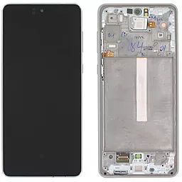 Дисплей Samsung Galaxy A73 A736 з тачскріном і рамкою, оригінал, White