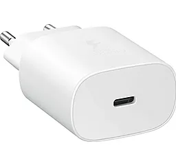 Сетевое зарядное устройство Samsung Adapter USB-C PD25W White (EP-TA800/HC)