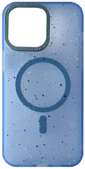 Чехол 1TOUCH Spray Magsafe для Apple iPhone 16 Pro Blue - фото 1