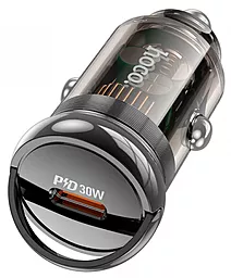 Автомобильное зарядное устройство Hoco Z53 30w PD USB-C car charger black - фото Автомобильное зарядное устройство Hoco Z53 30w PD USB-C car charger black