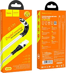 Кабель Hoco U105 Treasure Jelly USB-A - micro USB 12w 2.4a 1.2м cable Silver - миниатюра 4 Кабель Hoco U105 Treasure Jelly USB-A - micro USB 12w 2.4a 1.2м cable Silver - миниатюра 4