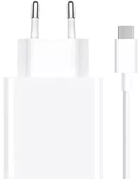 Сетевое зарядное устройство Xiaomi 33W 3A USB-A + USB-C Cable White (947220) - миниатюра 3