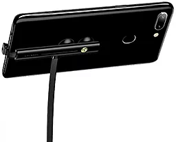 Кабель Usams U39 Sucker Mobile Games USB-A - micro USB 12w 2.4a 1.2м cable Black - фото Кабель Usams U39 Sucker Mobile Games USB-A - micro USB 12w 2.4a 1.2м cable Black