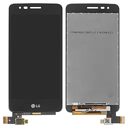 Дисплей LG K8 X240 (LGM-K120L, LGM-K120S, M200, US215, X240, X300) (20pin) з тачскріном, оригінал, Black