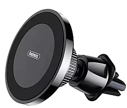 Держатель с беспроводной зарядкой, магнитный Remax Phone Holder 10W Black (RM-C41) - фото Держатель с беспроводной зарядкой, магнитный Remax Phone Holder 10W Black (RM-C41)