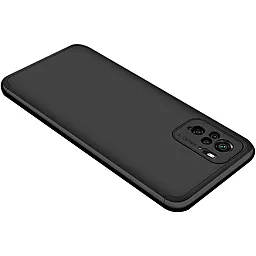 Чехол LikGus GKK 360 градусов (opp) для Xiaomi Redmi Note 10, Note 10s Черный