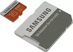 Карта пам'яті Samsung microSDHC 16GB Evo Plus Class 10 UHS-I U1 + SD-адаптер (MB-MC16DA)