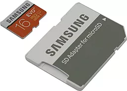 Карта пам'яті Samsung microSDHC 16GB Evo Plus Class 10 UHS-I U1 + SD-адаптер (MB-MC16DA) - фото Карта пам'яті Samsung microSDHC 16GB Evo Plus Class 10 UHS-I U1 + SD-адаптер (MB-MC16DA)