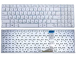 Клавіатура для ноутбуку Asus X556 A556 A756 D756 F556 FL5900 K556 R558 X756 Z550 White