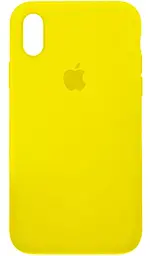 Чохол Silicone Case Full для Apple iPhone XR Canary Yellow