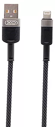 Кабель XO NB198 USB-A - Lightning 12w 2.4a 1м cable Black - фото Кабель XO NB198 USB-A - Lightning 12w 2.4a 1м cable Black
