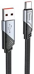 Кабель USB Hoco U119 Machine 25w 5a 1.2m USB Type-C cable black
