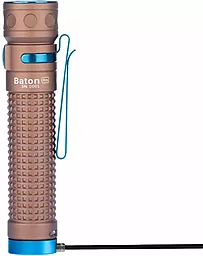 Фонарик аккумуляторный Olight Baton Pro (1x18650) Sand - миниатюра 5