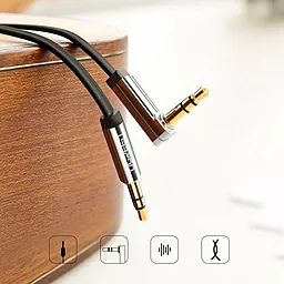 Аудио кабель Ugreen AV119 3AUX mini Jack 3.5mm M/M cable 2 м black (10599) - миниатюра 8