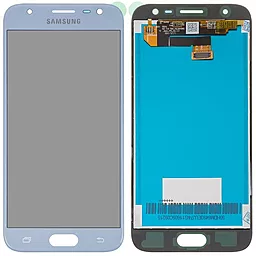 Дисплей Samsung Galaxy J3 J330 2017 с тачскрином, оригинал, Blue