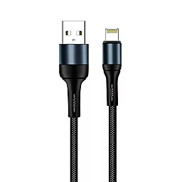 USB Кабель ColorWay USB to Lightning 2.4А Black (CW-CBUL045-BK)