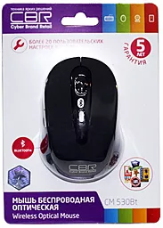 Компьютерная мышка CBR CM-530 (Bluetooth) Black - миниатюра 4 Компьютерная мышка CBR CM-530 (Bluetooth) Black - миниатюра 4