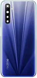 Задняя крышка корпуса Realme 6 со стеклом камеры Comet Blue