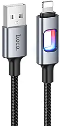 Кабель Hoco U144 USB-A - Lightning 12w 2.4a 1.2м cable Black - фото Кабель Hoco U144 USB-A - Lightning 12w 2.4a 1.2м cable Black
