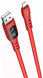 Кабель Hoco S6 Sentinel USB-A - Lightning 12w 2.4a 1.2м cable Red - фото Кабель Hoco S6 Sentinel USB-A - Lightning 12w 2.4a 1.2м cable Red