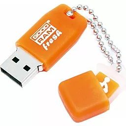 Флешка GooDRam 8GB Standart Fresh Orange Flavour USB 2.0 (UFR2-0080O0R11) - фото Флешка GooDRam 8GB Standart Fresh Orange Flavour USB 2.0 (UFR2-0080O0R11)
