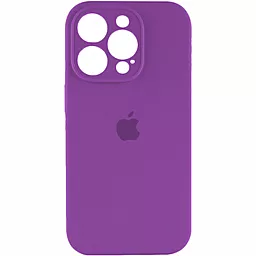 Чохол Silicone Case Full Camera for Apple IPhone 14 Pro Purple