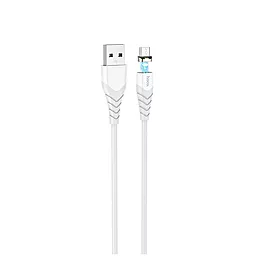Кабель Hoco X63 Racer USB-A - micro USB 12w 2.4a 1м cable White - миниатюра 3 Кабель Hoco X63 Racer USB-A - micro USB 12w 2.4a 1м cable White - миниатюра 3