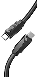 Кабель USB PD XO NB-Q233B 60W 3A USB Type-C - Type-C Cable Black