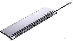 Мультипортовый USB Type-C хаб Vention 12-in-1 black (THSHC)