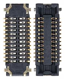 Конектор материнської плати Samsung Galaxy M31 M315 / Galaxy M31s M317, 12*2 pin Original - фото Конектор материнської плати Samsung Galaxy M31 M315 / Galaxy M31s M317, 12*2 pin Original