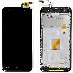 Дисплей Homtom HT37, HT37 Pro с тачскрином и рамкой, Black - фото Дисплей Homtom HT37, HT37 Pro с тачскрином и рамкой, Black