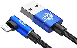 Кабель Baseus MVP Elbow USB-A - Lightning 12w 2.4a 1м cable Blue (CALMVP-03) - мініатюра 2 Кабель Baseus MVP Elbow USB-A - Lightning 12w 2.4a 1м cable Blue (CALMVP-03) - мініатюра 2