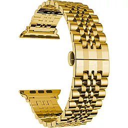 Змінний ремінець для розумного годинника W27 Steel Band для Apple Watch 42/44/45/49mm Gold (WH5242-GD)