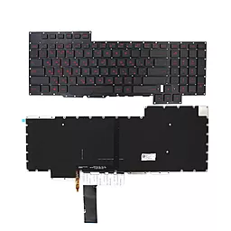 Клавіатура для ноутбуку Asus GX700 Black