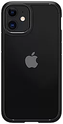 Чехол Spigen Crystal Hybrid Apple iPhone 12 Mini Matte Black (ACS01543) - миниатюра 2
