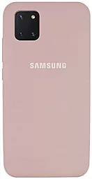 Чехол Epik Silicone Cover Full Protective (AA) Samsung N770 Galaxy Note 10 Lite Pink Sand