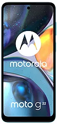 Смартфон Motorola Moto G22 4/128GB Dual Sim Iceberg Blue (PATW0030UA) - миниатюра 2