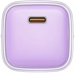Сетевое зарядное устройство AceFast A53 30w PD/QC GaN USB-C home charger alfalfa purple - миниатюра 4