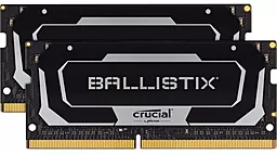 Оперативна пам'ять для ноутбука Crucial 32GB (2x16GB) SO-DIMM DDR4 2666MHz Ballistix Black (BL2K16G26C16S4B)