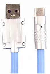 USB Кабель Dengos 15w 3a USB Type-C cable blue (PLS-TC-NS-BLUE)