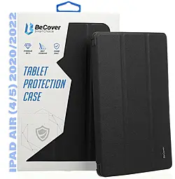 Чехол для планшета BeCover Tri Fold Soft TPU с креплением Apple Pencil для Apple iPad Air 4, iPad Air 5 2020/2022 10.9" Black (711106) - фото Чехол для планшета BeCover Tri Fold Soft TPU с креплением Apple Pencil для Apple iPad Air 4, iPad Air 5 2020/2022 10.9" Black (711106)